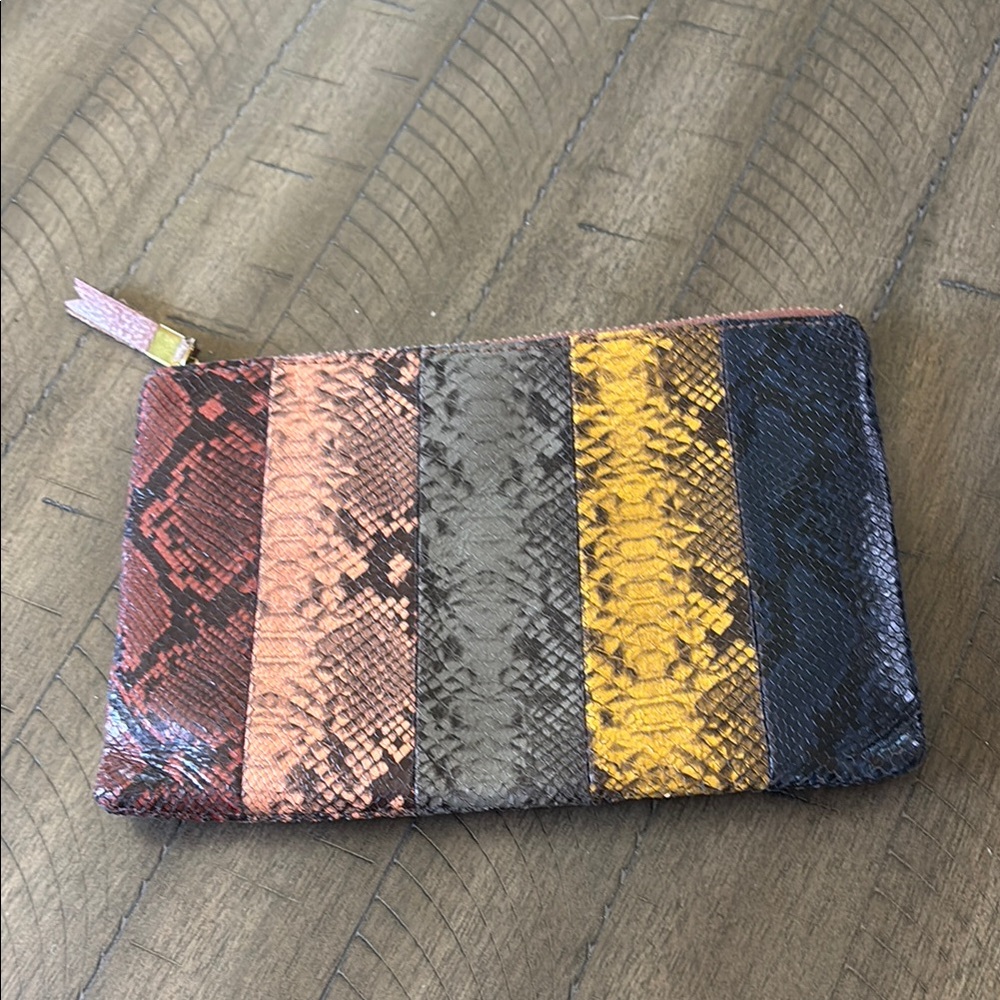 Madewell Multicolor Snakeskin Wallet